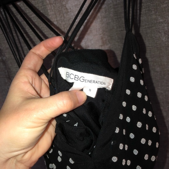 BCBG black & white polka dot dress - Picture 3 of 3